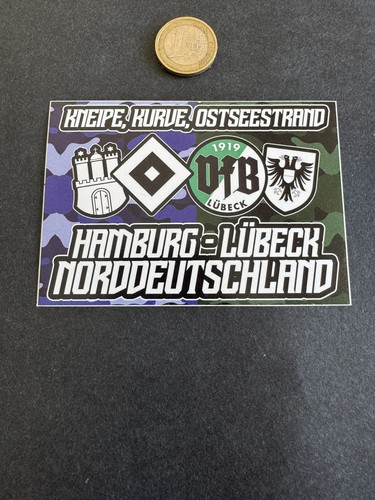 Adesivo hamburger hsv - hamburger, sv