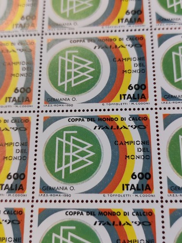 Foglio francobolli italia - foglio, 50